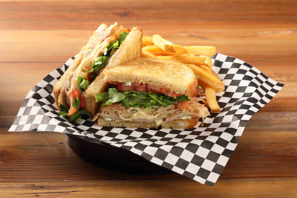Hickory Tavern- Pesto Turkey Club