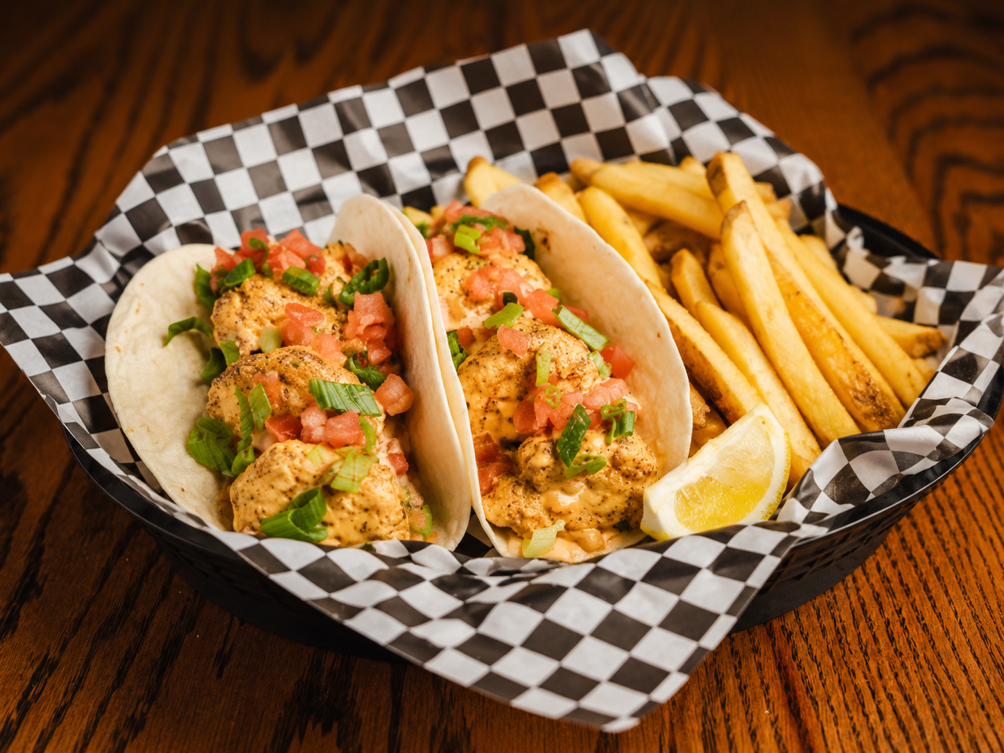 Hickory Tavern-Pow Pow Shrimp Tacos